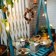绿萝吊兰实木花架阳台悬挂花盆架子室内 植物角装饰阳台小花园