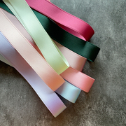 布妮韩国进口2.5cm双面哑光缎带，手工diy饰品蝴蝶结制作丝带发夹
