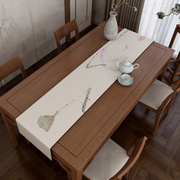 中式茶几桌布桌旗禅意中国风茶旗时尚家居复古长条桌布餐垫