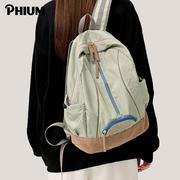 phium®美式户外背包女超轻旅行包，轻便大学生书包登山双