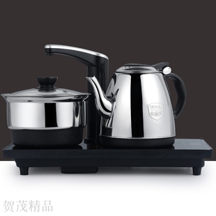 智能泡茶电热茶炉三合一茶具套装自动上水抽水不锈钢烧水壶电磁炉