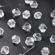4/6/8菱形水晶珠子散珠子DIY手工尖珠串珠材料自制手链饰品配件