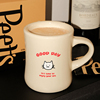 TOTHEMOON原创复古小狗猫猫陶瓷咖啡杯美拉德马克杯水杯子ins礼物