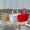 可爱轻便小号环保购物袋便携编织袋，便当包饭盒(包饭盒，)袋随身手提袋收纳袋