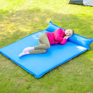 自动充气垫加厚5cm 户外贴合2-3人软垫 成人午休睡垫防潮防水透气