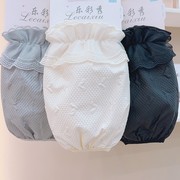 小香风短款袖套羽绒服袖头，女士韩版冬季学生，护袖成人蕾丝花边套袖