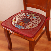 新中式餐椅垫现代简约椅垫实木，餐椅坐垫定制四季加厚椅子垫可拆洗