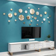 电视机背景墙面装饰画自粘卧室房间，布置改造用品，ins镜子贴壁挂件