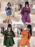 FAT 8买手店Frankie shop 基本款衬衫短裤套装多色 sasa同款