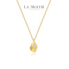 新年礼物LA MOITIE聿麦鹿目系列18K黄金项链小金石钻石项链