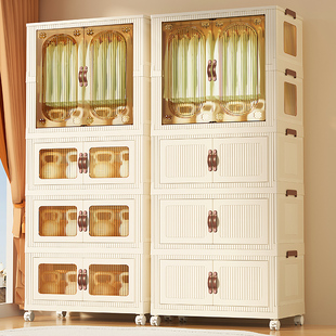 简易衣柜免安装收纳柜儿童衣柜，家用客厅宝宝，衣橱置物柜衣服储物柜