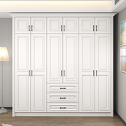 北欧衣柜现代简约家用卧室柜子储物柜儿童出租房，用实木衣橱可定制
