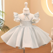 儿童礼服公主裙钢琴表演比赛演出服一周岁宴连衣裙花童婚礼小女孩