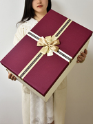 盒超大号礼物包装盒，创意礼盒空盒精美长方形，大盒子生日礼物盒