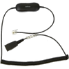 Jabra GN1216 QD线 电话耳机耳麦配件AVAYA16/96专用耳机配件1216