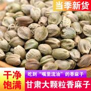 天水麻子大粒甘肃特产特大生麻子火麻子籽人吃炒熟食用麻子大颗粒