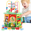 儿童玩具宝宝益智带音乐，多功能大绕珠串珠百宝箱积木玩具1-3周岁