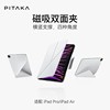 pitakafolio2平板电脑保护套磁吸双面夹1112.9寸适用苹果ipadpro2022212018带笔槽保护壳ipadair54