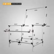 摄影棚套装100X200CM静物拍摄台摄影柔光箱补光拍照道具器材