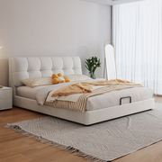 紫桐 现代简约皮床1.8米双人床主卧北欧1.5米小户型储物软床婚床