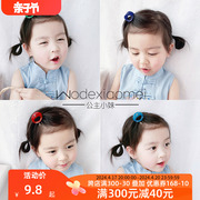 韩国儿童小发卡抓夹小发夹女童宝宝头饰可爱简约糖果彩色顶夹发饰