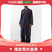 香港直邮Birkenstock 男士宽松款有机棉衬衫式长睡衣