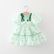 一周2岁半女宝宝夏装1-3婴儿童，女童小童连衣裙夏季公主裙洋气裙子