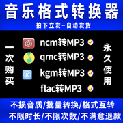 音频视频格式转换ncmkgmflacmggm4akwmmp4转mp3音乐转换器