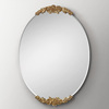 法式梳妆镜复古镜子家用智能浴室镜桌面化妆镜壁挂欧式餐边玄关镜