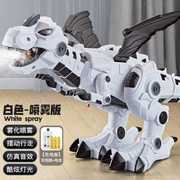 大号恐龙玩具套装儿童男孩t霸王龙，仿真动物模型三角，龙塑胶(龙塑胶)蛋棘翼