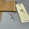 西藏特色旅游纪念品藏银转筒吊坠项链项坠子饰品带链子女学生