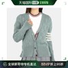 香港直邮THOM BROWNE 女士浅绿色针织外套 FKC453A-Y1024-350