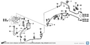 适配本田03-07款七代雅阁2.02.4助力泵，油壶低压回油管进油吸油管