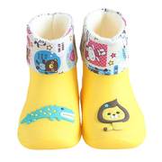 糖果色卡通儿童雨鞋，男女童加绒雨靴子，1-6岁宝宝水鞋防滑塑胶筒靴