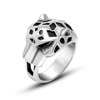 复古男士霸气时尚，虎头戒指指环另类个性创意，钛钢生日sa852