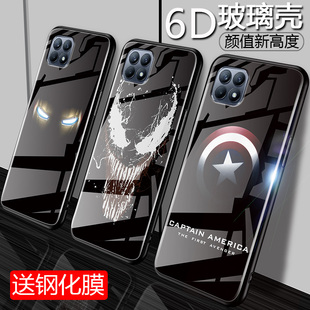 oppoReno4se手机壳Reno4 SE保护套玻璃壳oqqo全包边reno4s钢化镜面5G版男女限量版ins超薄opop防摔软硬op外壳