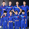 儿童航天员演出服航空服男女飞行员套装宇航员太空服蓝色表演服装