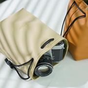 微单包相机包微单内胆保护套单反镜头袋收纳袋复古相机保护套皮