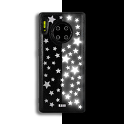 潮牌星星皮质反光适用华为mate30pro手机壳限量12创意个性P40女40