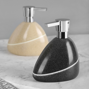 欧洲品牌SPIRELLA 树脂Etna创意石头纹简约皂液器时尚乳液分装瓶