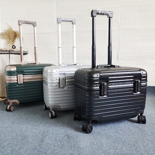 铝框16上翻盖拉杆箱18行李，登机箱横款男女20旅行箱摄影机长箱23寸