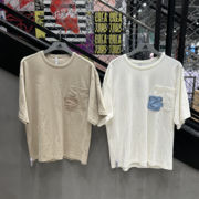 Adidas阿迪达斯三叶草夏季男女同款纯棉小口袋短袖T恤HM7990
