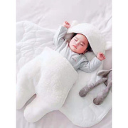 婴儿抱被春秋冬季加厚防惊跳睡袋新生儿初生宝宝用品襁褓产房包被