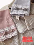 白先生家居原设计韩式纯棉镂空蕾丝毛巾品质厚实吸水浴巾手巾