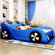 儿童床男孩汽车床1米5男生汽车1米2卡通实木床男童单人小床跑