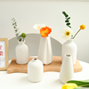 ins素胚北欧陶瓷花瓶家居客厅装饰摆件餐桌白色简约创意拍照道具