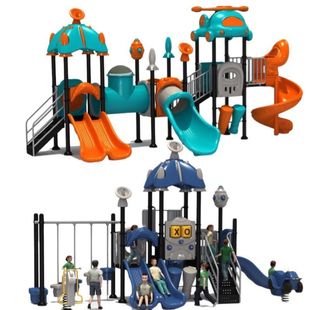 幼儿园大型滑滑梯秋千组合儿童小区户外游乐设备室外塑料玩具
