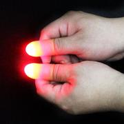 手指灯魔术超亮手指灯一对魔术，手指灯光能舞动魔术道具小学生简单