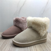 西西家冬季可爱雪地靴韩版时尚毛毛口保暖棉靴女靴学生短靴防滑
