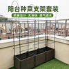 种菜盆户外特深塑料阳台种植箱长方形藤架爬藤架楼顶番茄种植花盆